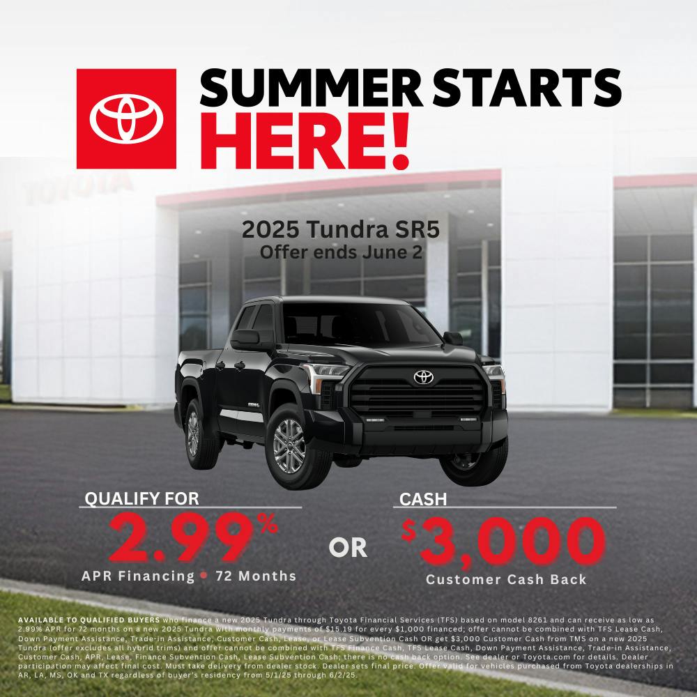 May 2025 GST Tundra