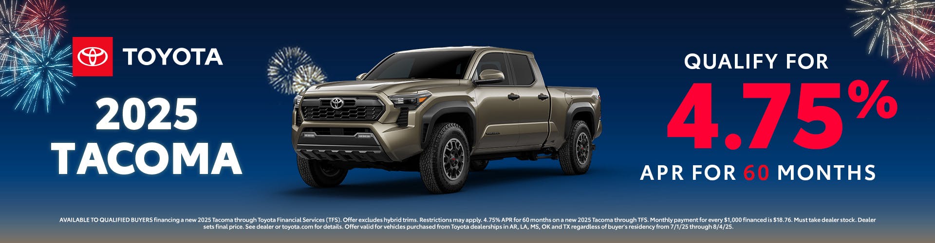 July 2025 GST APR Tacoma