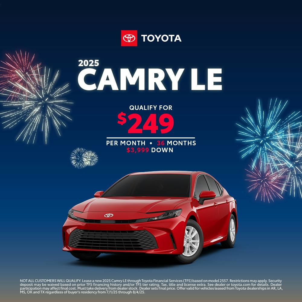 July 2025 GST Lease Camry