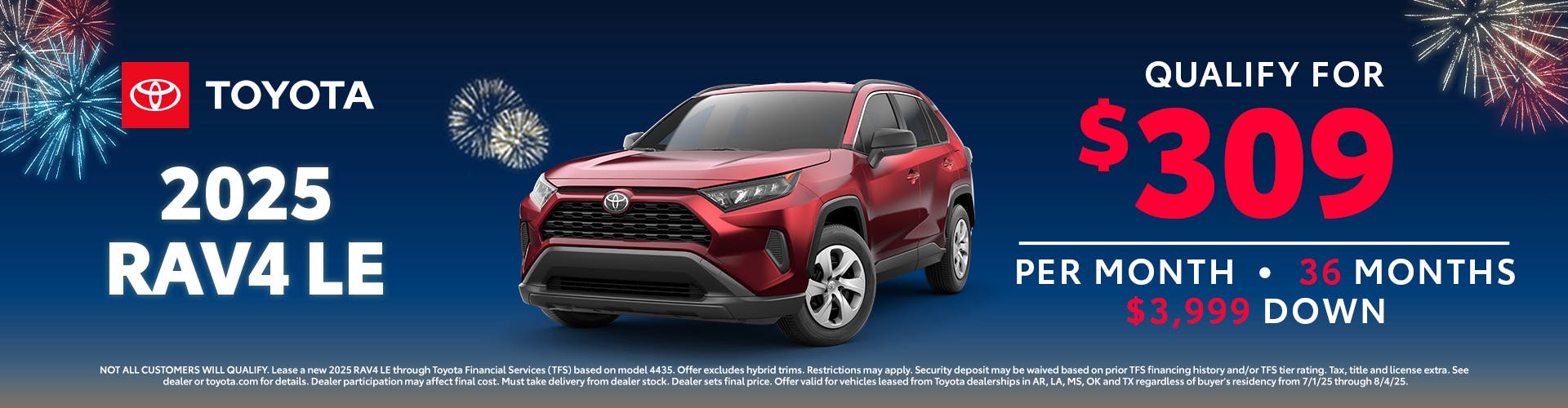 July 2025 GST Lease RAV4