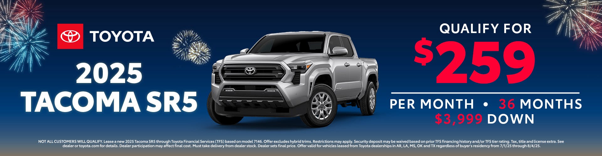 July 2025 GST Lease Tacoma