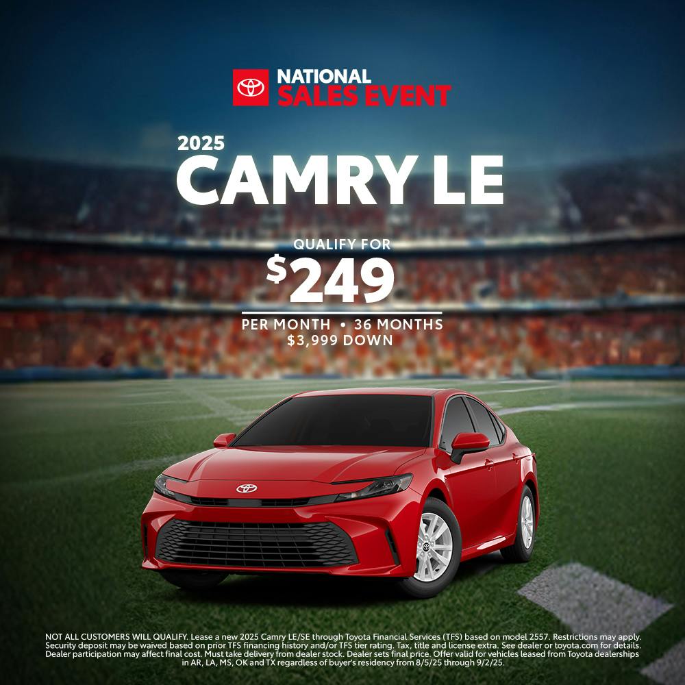 August 2025 GST Camry Lease