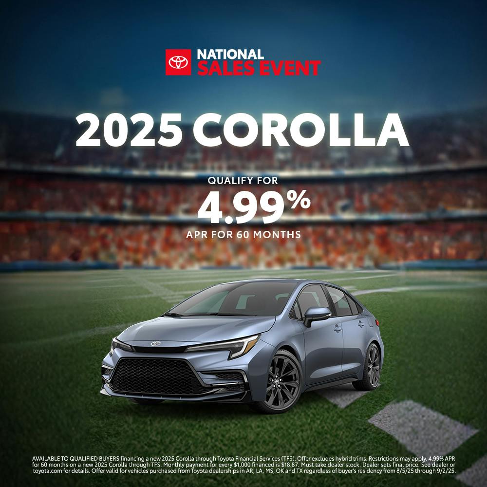 August 2025 GST Corolla