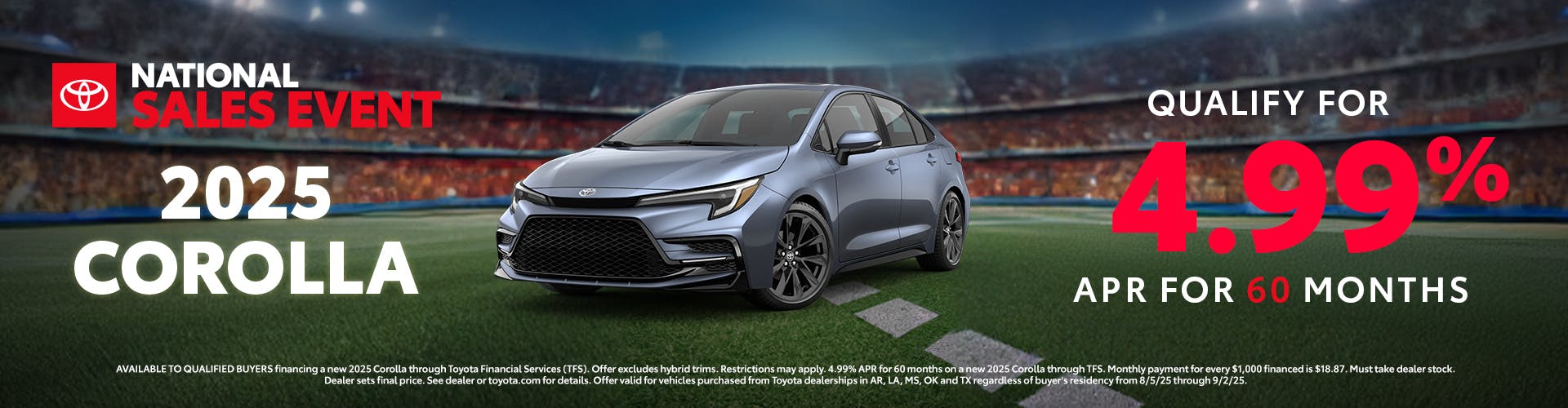 August 2025 GST Corolla