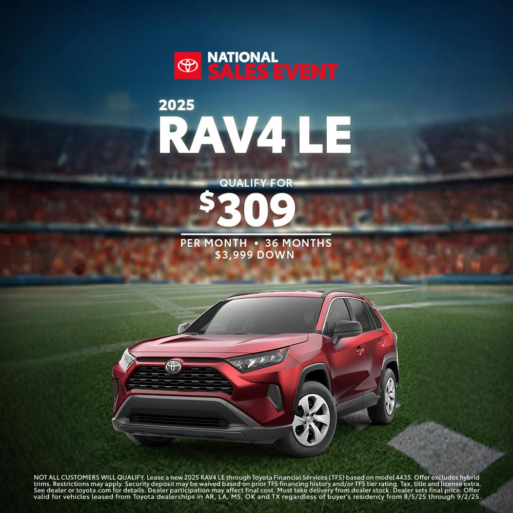 August 2025 GST RAV4 Lease