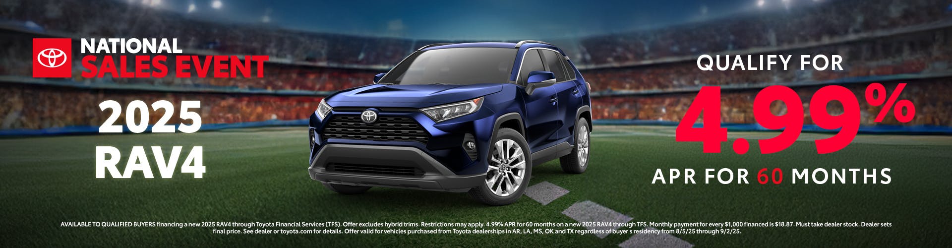 August 2025 GST RAV4