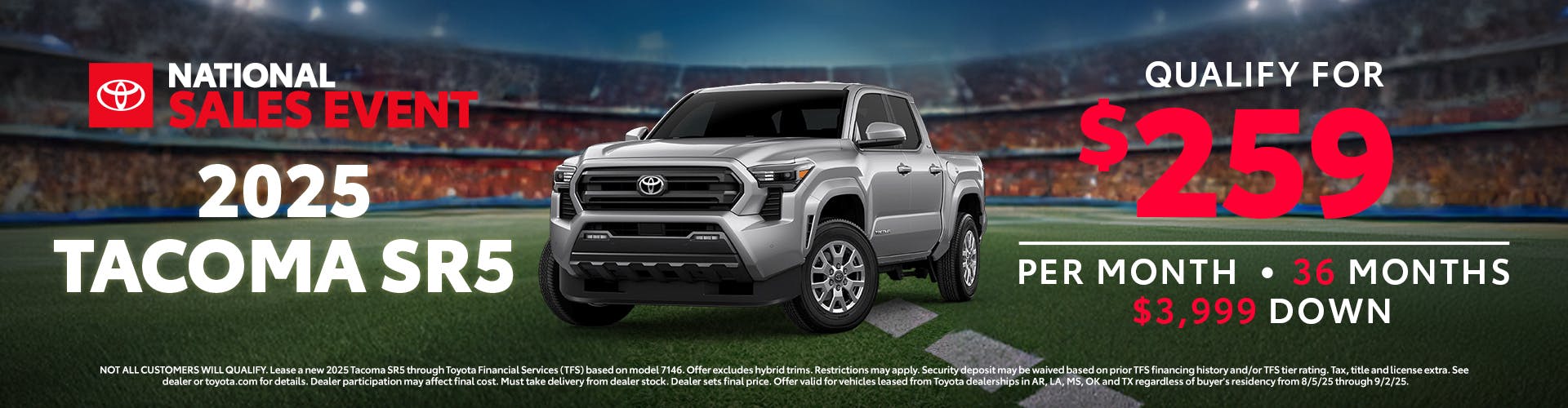 August 2025 GST Tacoma Lease