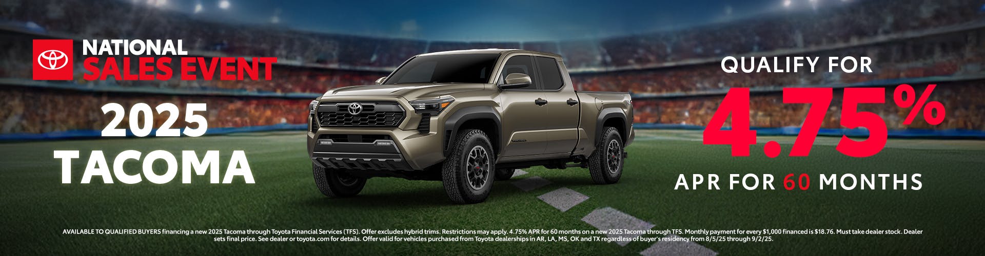 August 2025 GST Tacoma