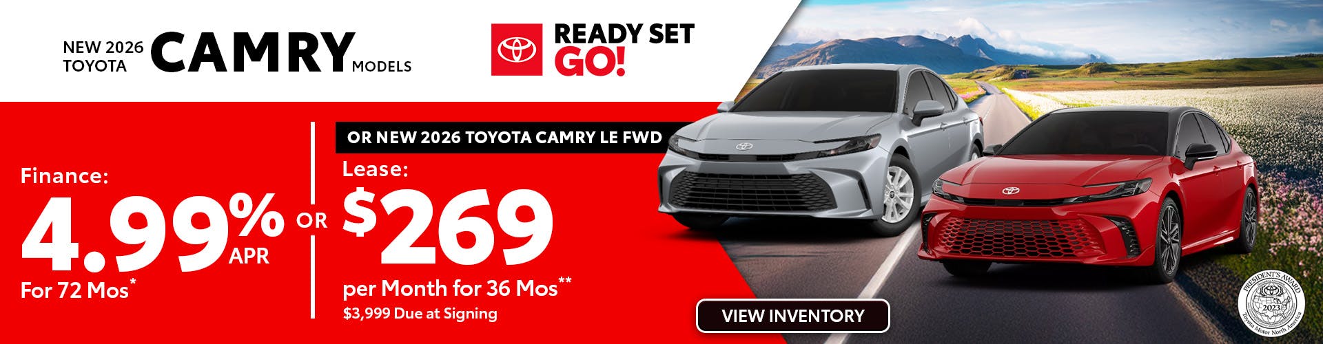 New 2026 Toyota Camry Models OR New 2026 Toyota Camry LE FWD