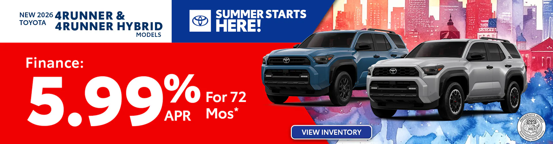 New 2026 Toyota 4Runner and 4Runner Hybrid Models
