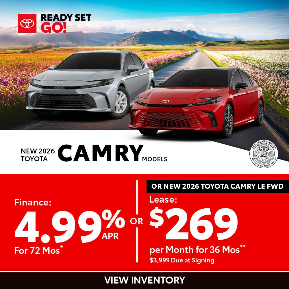 New 2026 Toyota Camry Models OR New 2026 Toyota Camry LE FWD