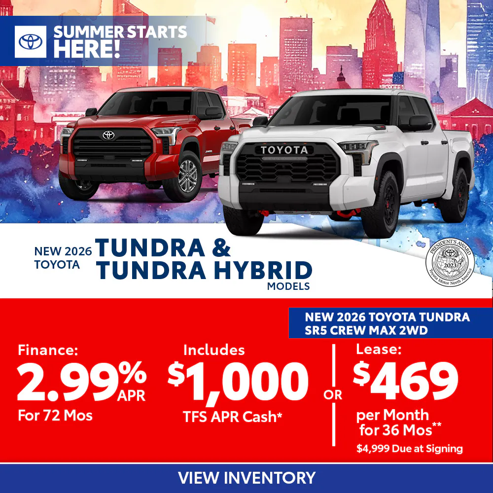 New 2026 Toyota Tundra and Tundra Hybrid Models