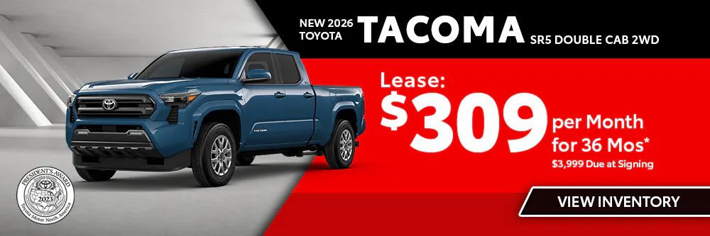 New 2026 Toyota Tacoma SR5 Double Cab 2WD | Shottenkirk Toyota of Granbury