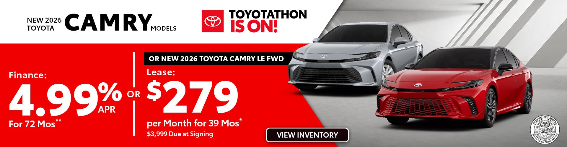 New 2026 Toyota Camry Models OR New 2026 Toyota Camry LE FWD