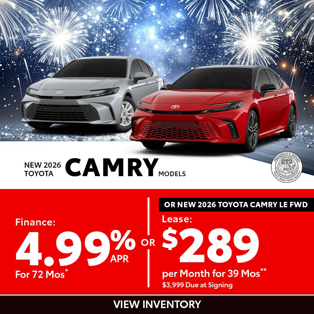 New 2026 Toyota Camry Models OR New 2026 Toyota Camry LE FWD