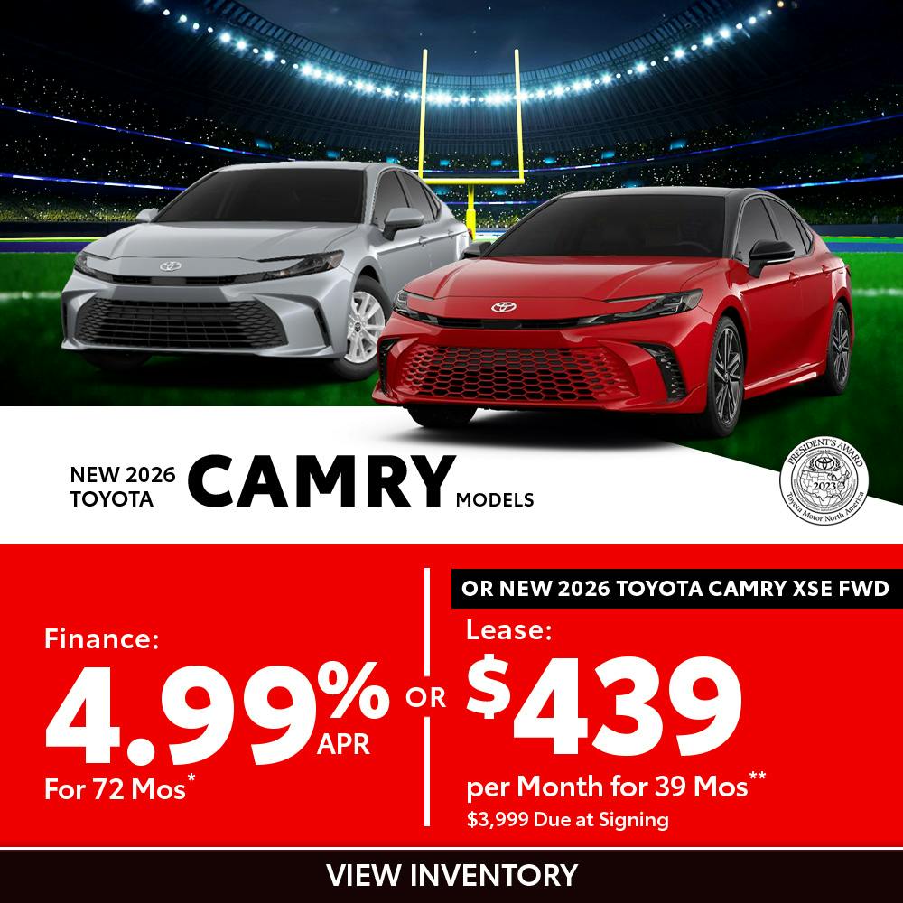 New 2026 Toyota Camry Models OR New 2026 Toyota Camry XSE FWD