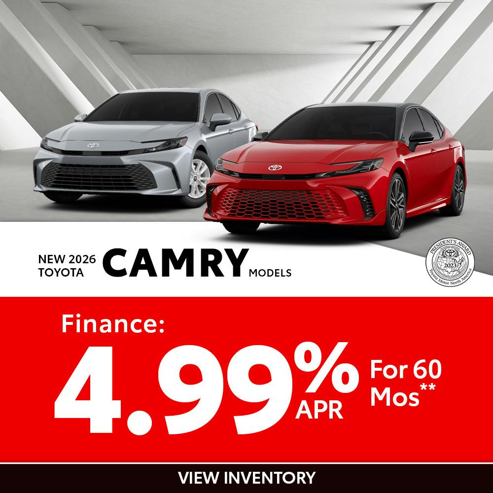 New 2026 Toyota Camry Models