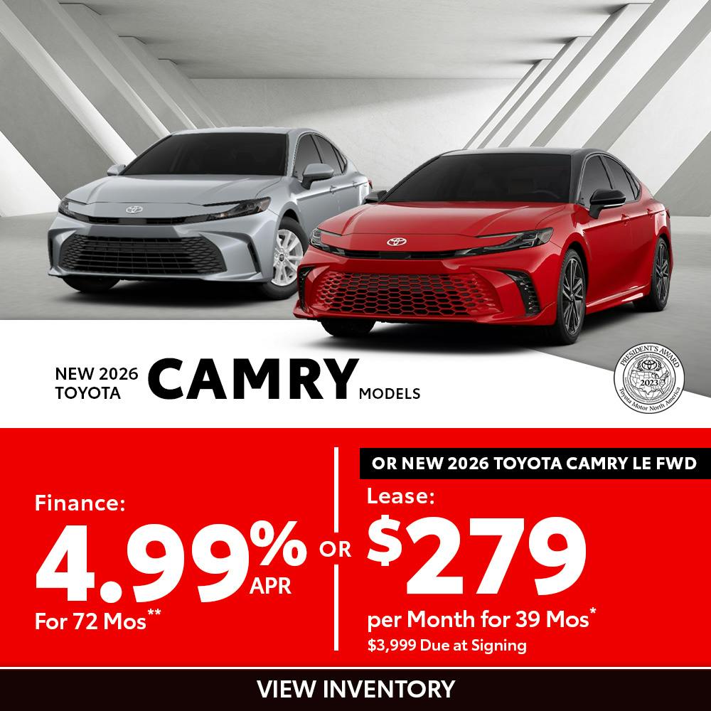 New 2026 Toyota Camry Models OR New 2026 Toyota Camry LE FWD