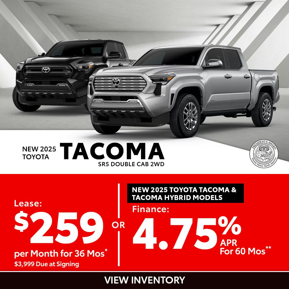 DA_AugNew 2025 Toyota Tacoma SR5 Double Cab 2WD