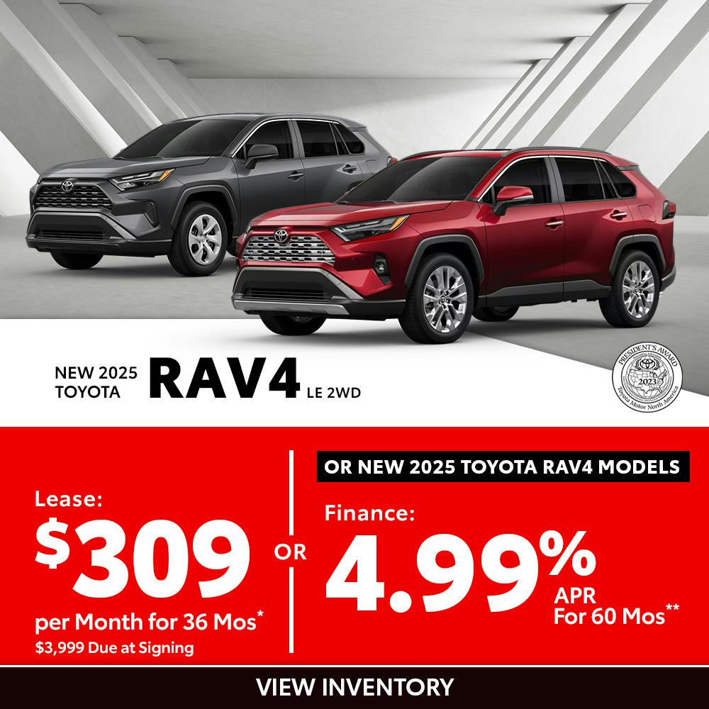 DA_AugNew 2025 Toyota RAV4 LE 2WD