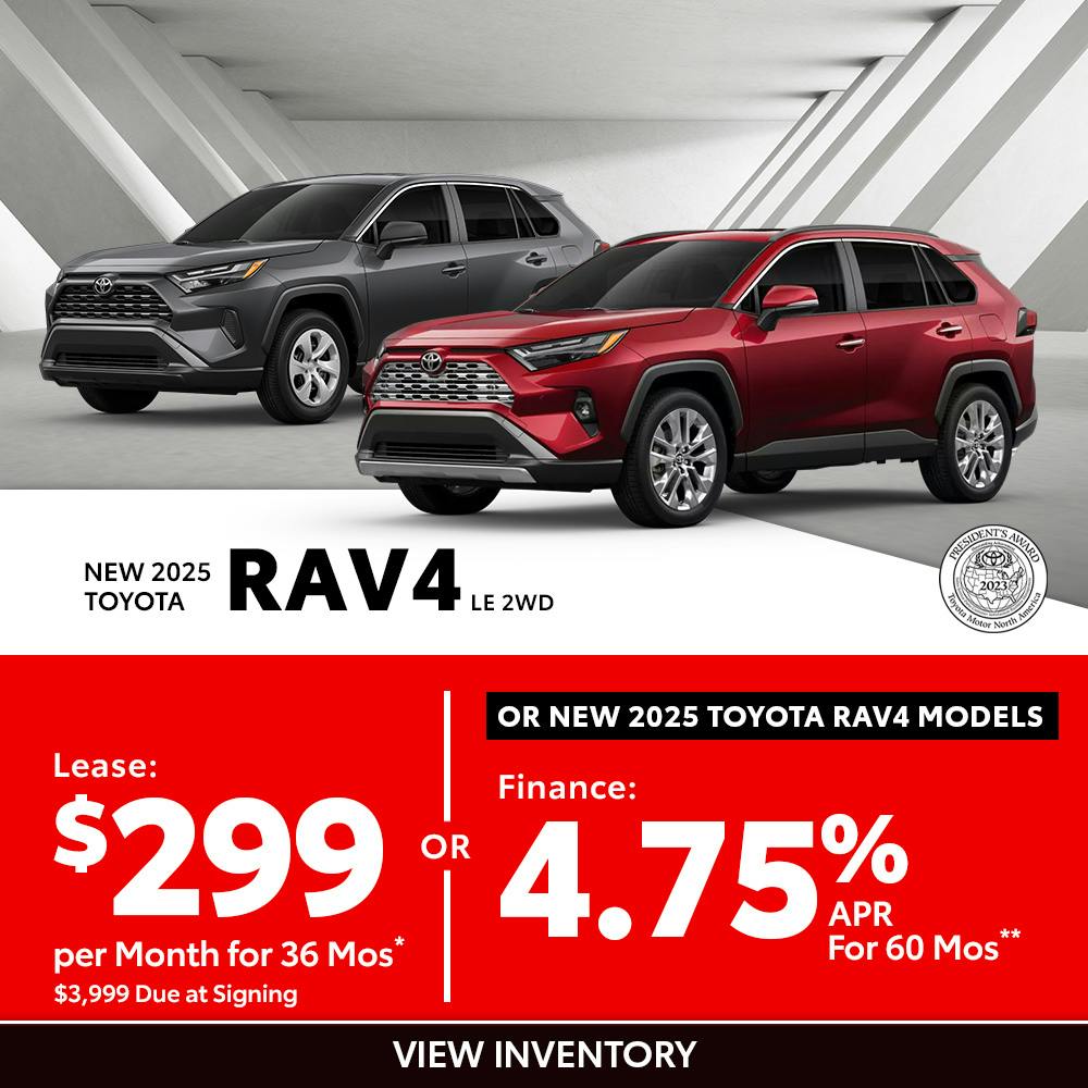 New 2025 Toyota RAV4 LE 2WD