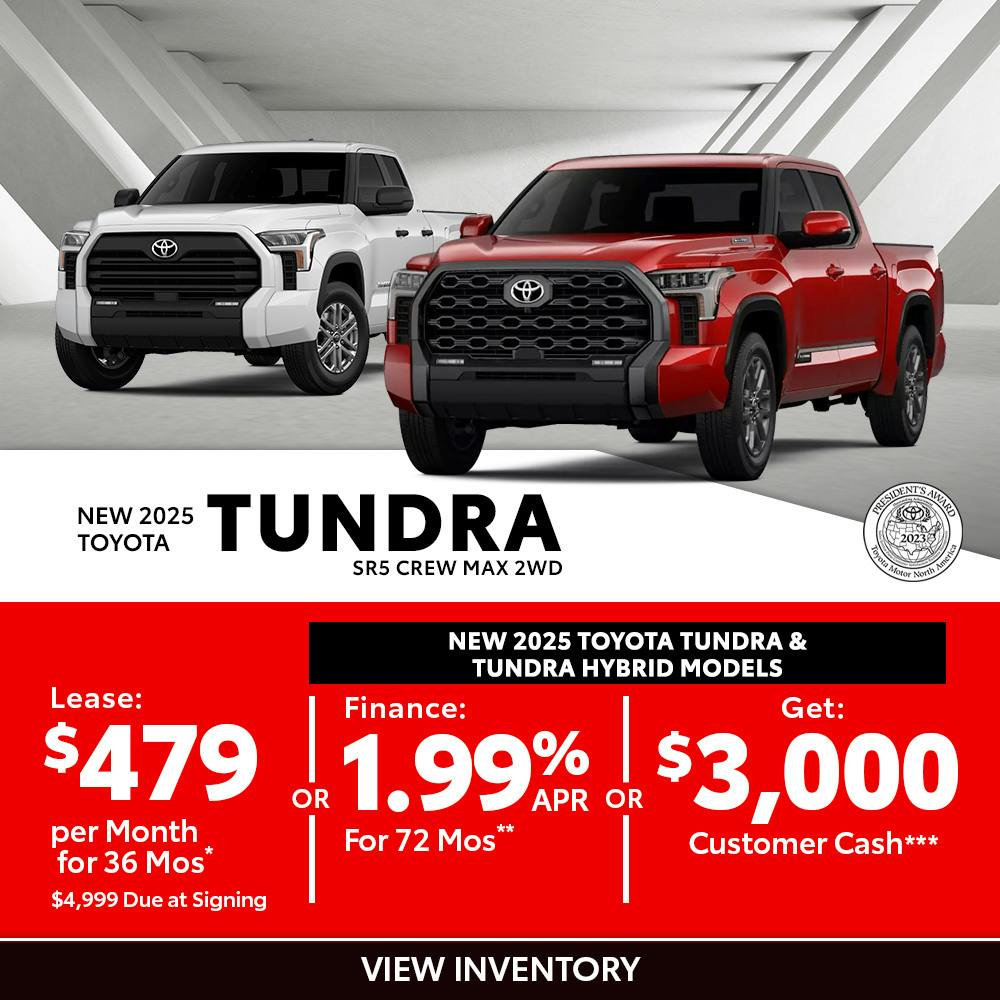 DA_AugNew 2025 Toyota Tundra SR5 Crew Max 2WD