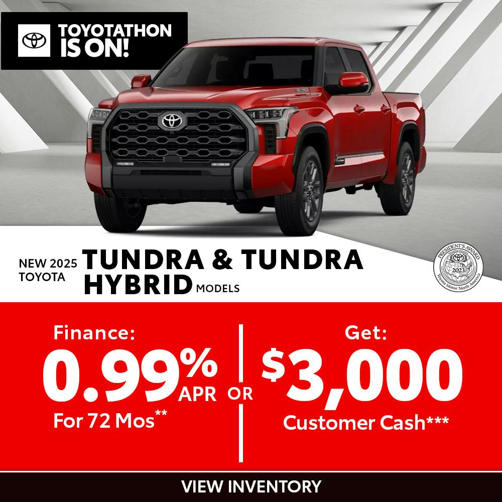 New 2025 Toyota Tundra and Tundra Hybrid Models