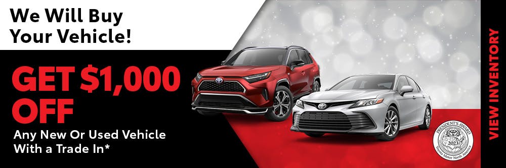 Dec_DA_We Will Buy Your Vehicle! | Shottenkirk Toyota of Granbury