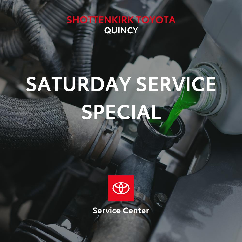 Saturday Service Special | Shottenkirk Toyota of Quincy