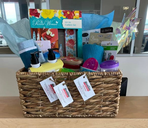 women on fire empowerment basket