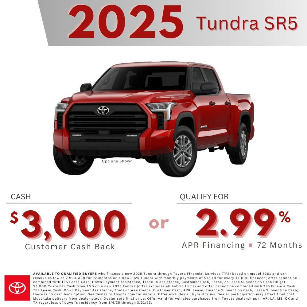 March 2025 GST Tundra