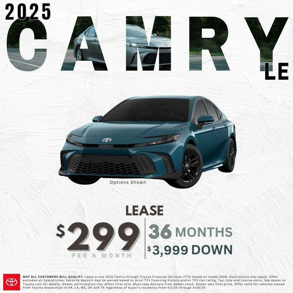 April 2025 GST Camry