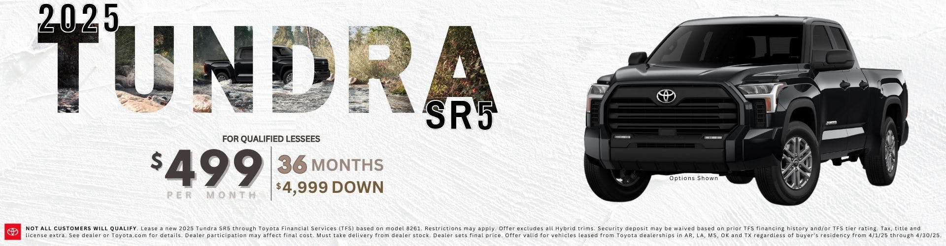 April 2025 GST Tundra Lease