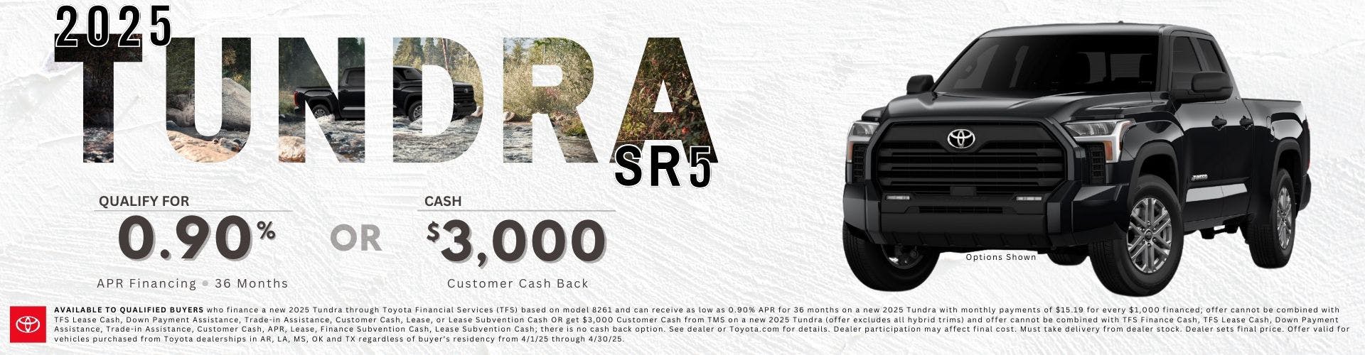 April 2025 GST Tundra