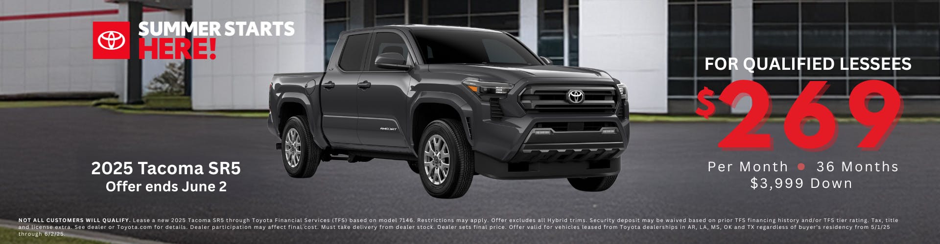 May 2025 GST Tacoma