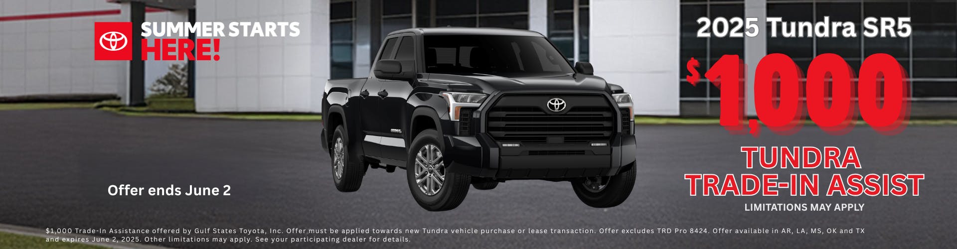 May 2025 GST Tundra Trade
