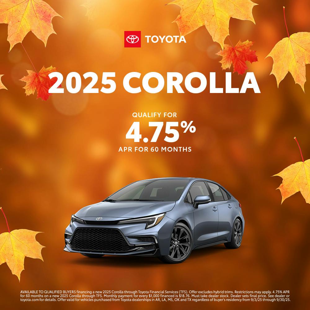September 2025 GST Corolla APR