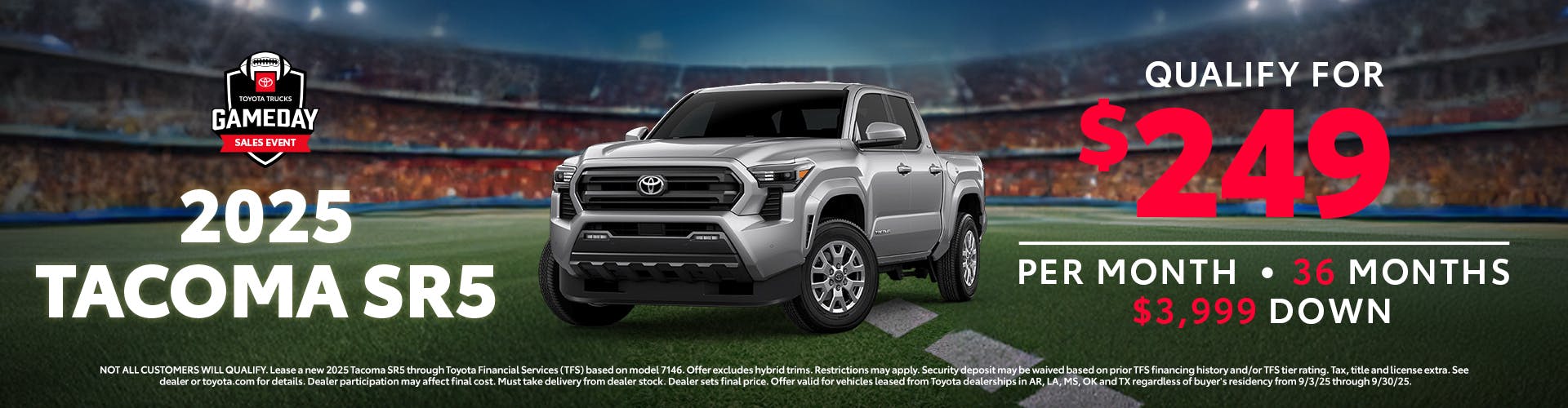 September 2025 GST Tacoma Lease