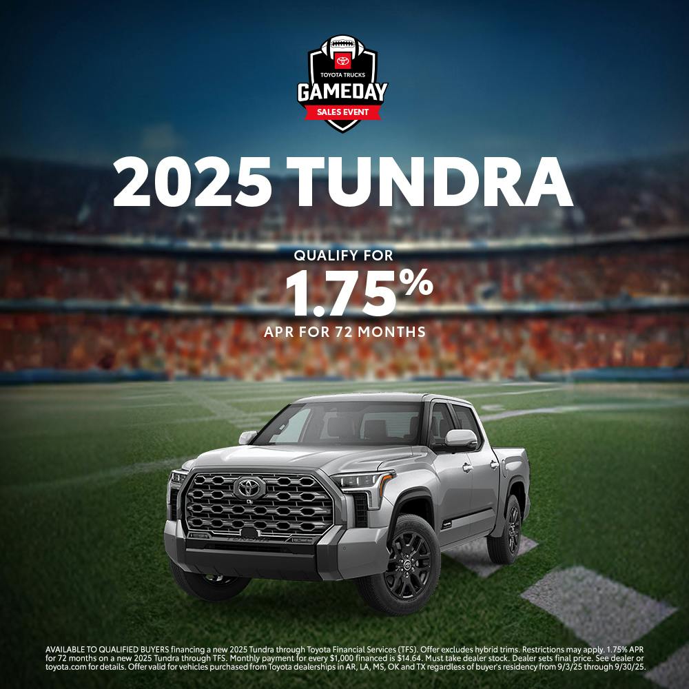 September 2025 GST Tundra APR