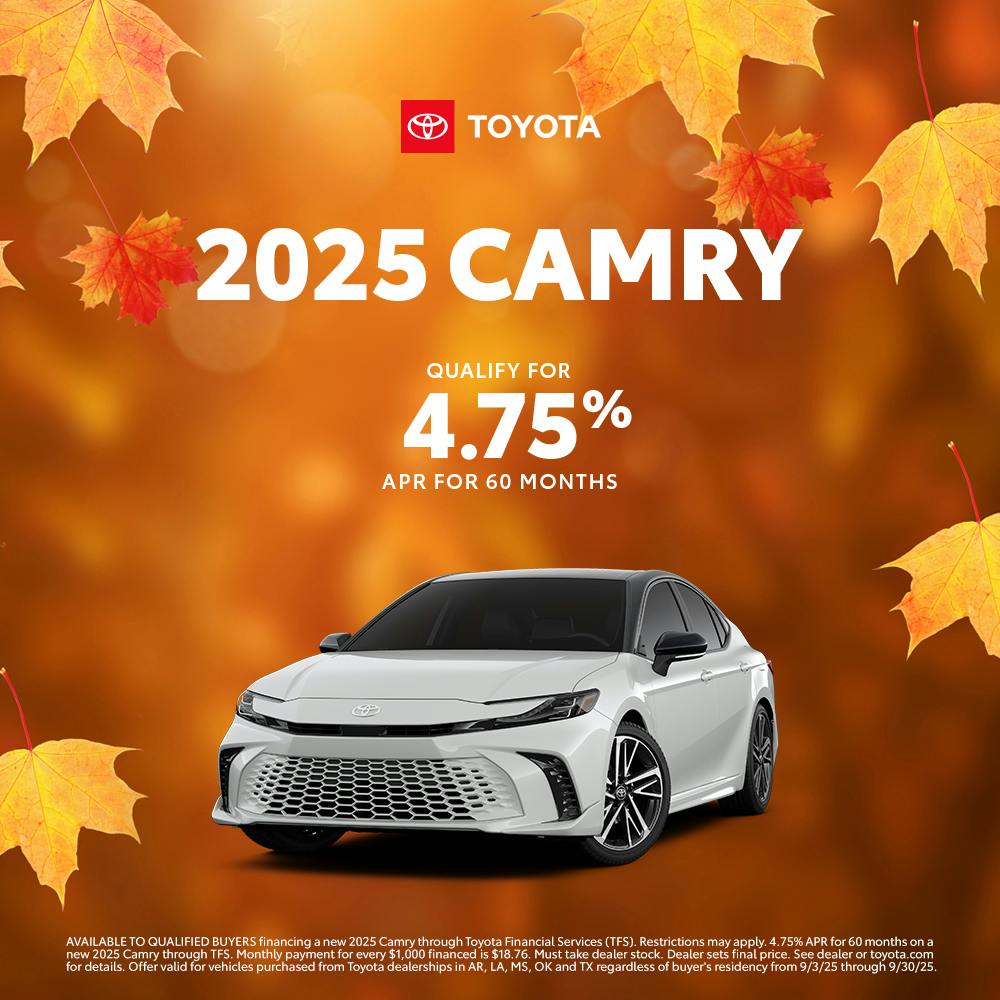 September 2025 GST Camry APR