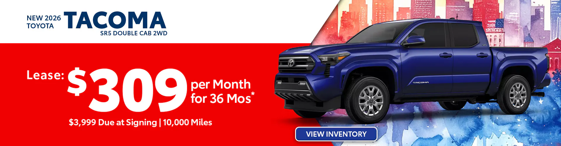 New 2026 Toyota Tacoma SR5 Double Cab 2WD