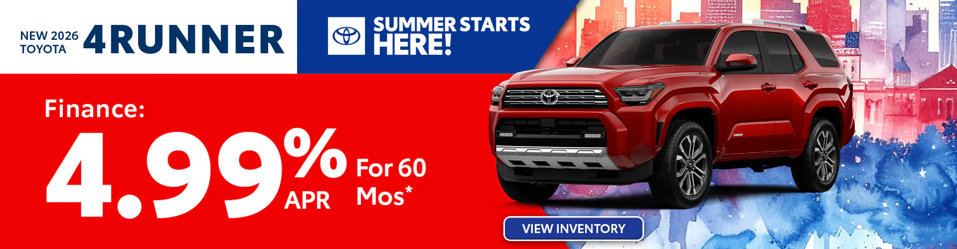 New 2026 Toyota 4Runner