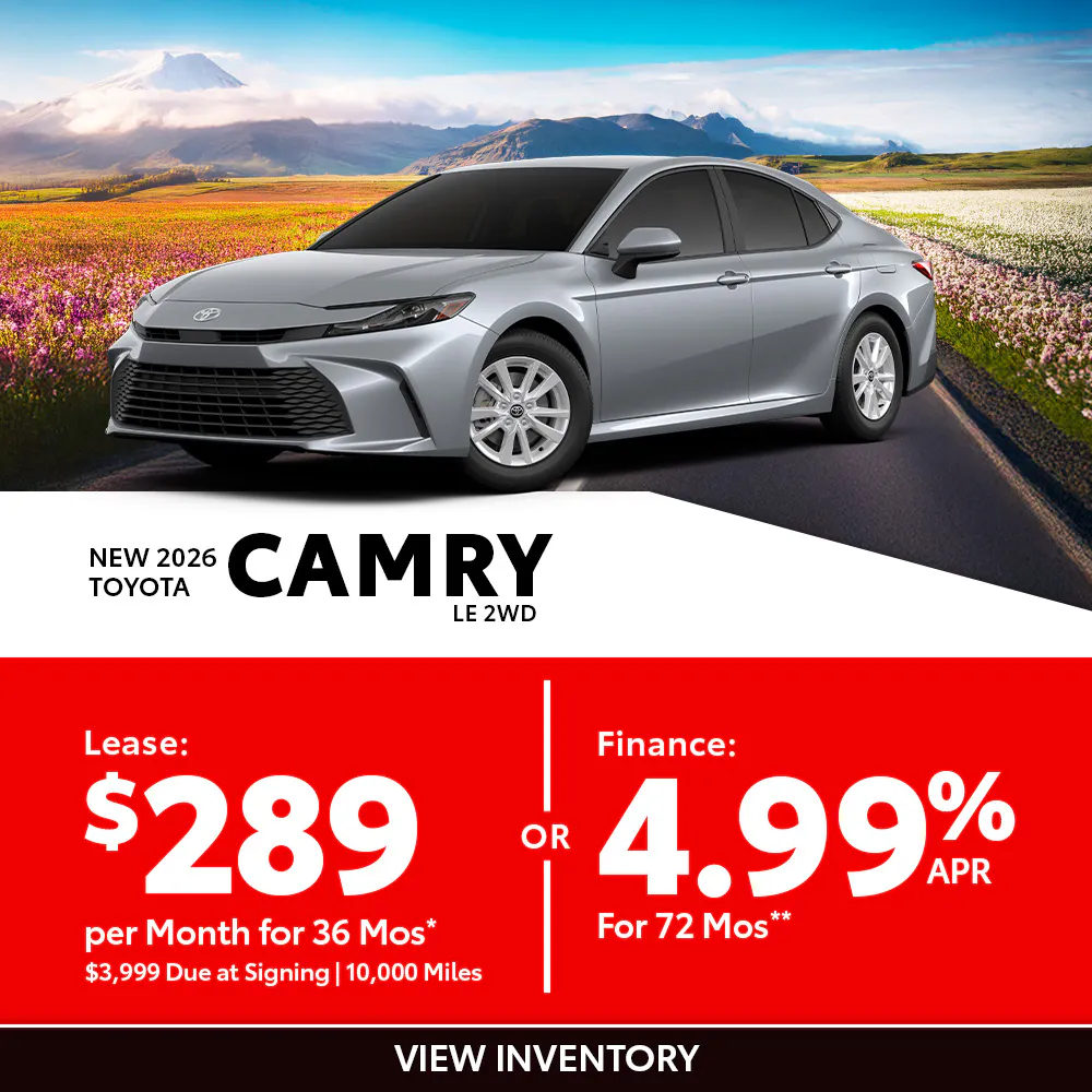 New 2026 Toyota Camry LE 2WD