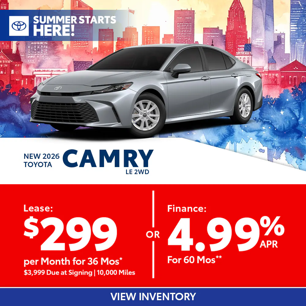 New 2026 Toyota Camry LE 2WD