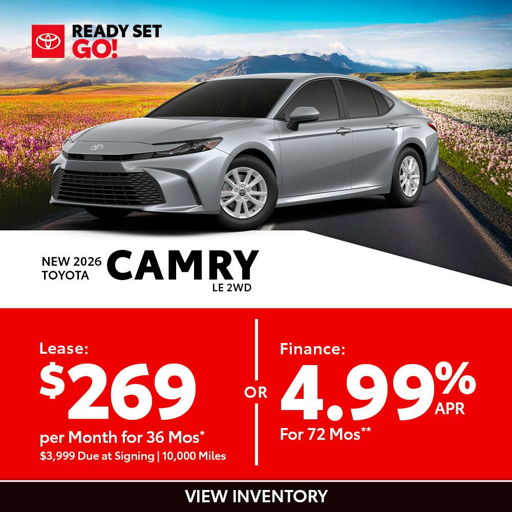 New 2026 Toyota Camry LE 2WD