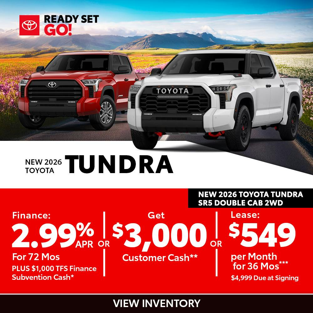 New 2026 Toyota Tundra OR New 2026 Toyota Tundra SR5 Crew Max 2WD