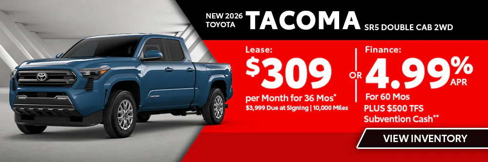New 2026 Toyota Tacoma SR5 Double Cab 2WD | Shottenkirk Toyota San Antonio
