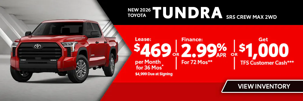 New 2026 Toyota Tundra SR5 Crew Max 2WD | Shottenkirk Toyota San Antonio