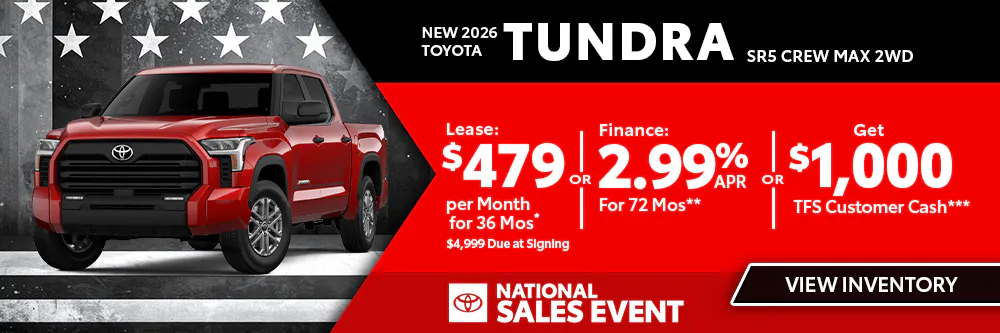 New 2026 Toyota Tundra SR5 Crew Max 2WD | Shottenkirk Toyota San Antonio