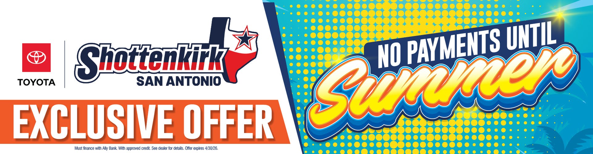 No Payments until Summer